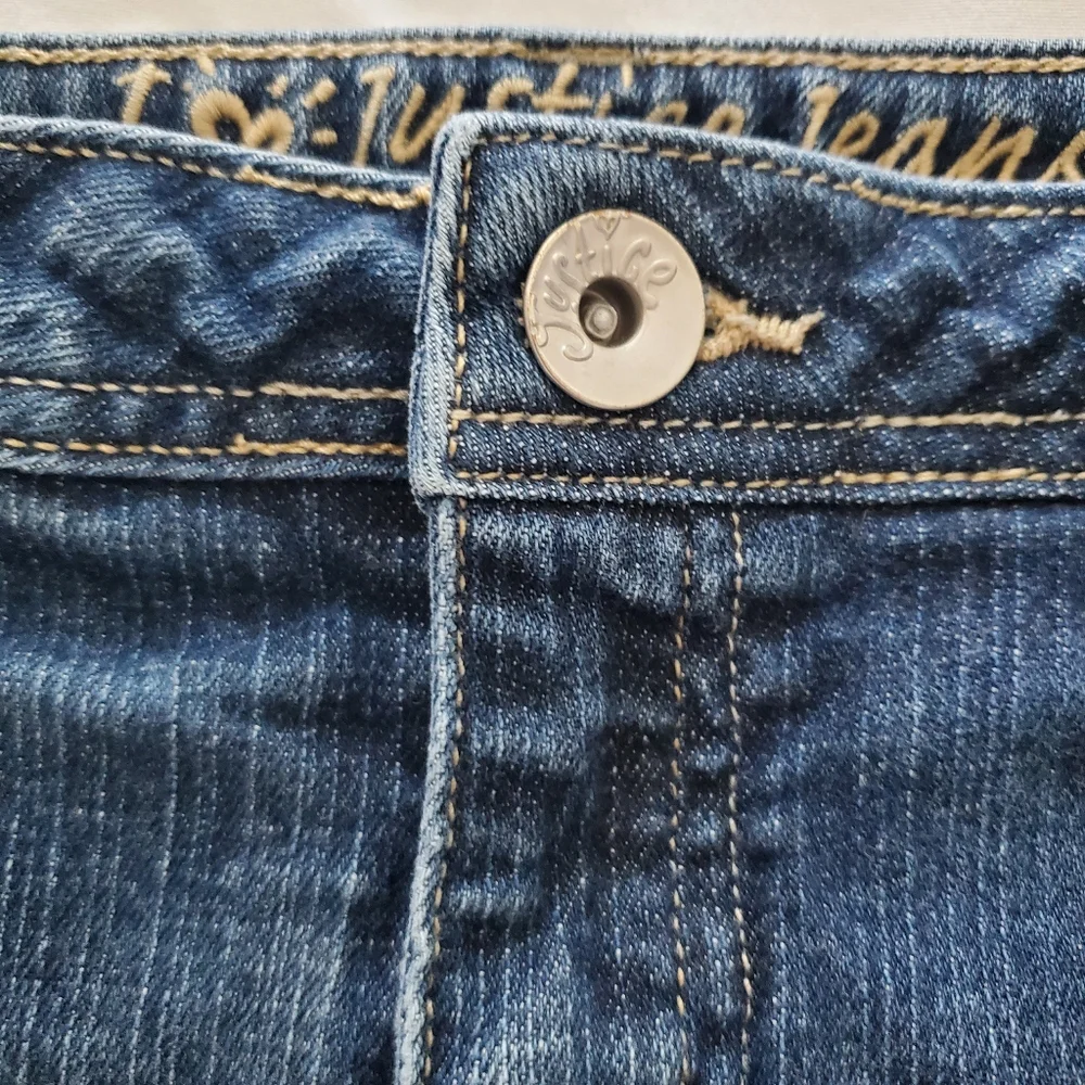 Justice Jean Denim Shorts‎ Simply Low Girls Size 16 1/2 Regular